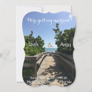 Beach Walk Save the Date