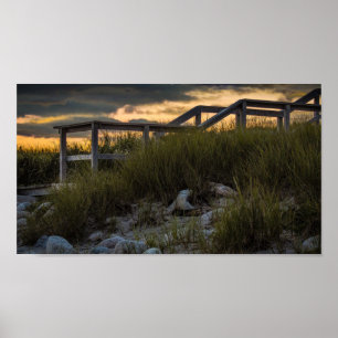 Beach Walkway Poster