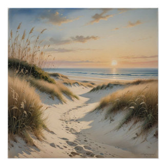 beach wall art poster
