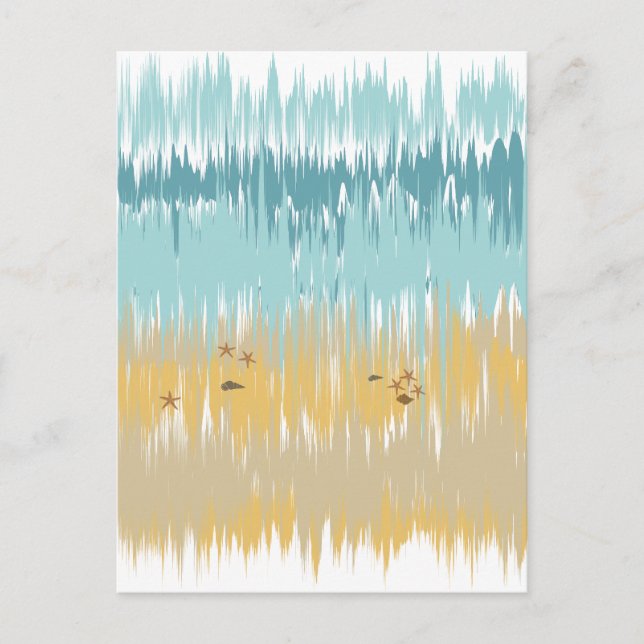 Beach wave postkarte (Vorderseite)