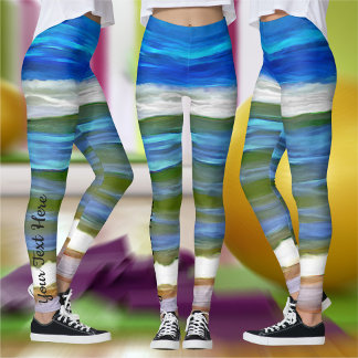 Beach Waves 0346 Leggings