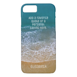 Beach Waves Sand Shore personalisieren Case-Mate iPhone Hülle