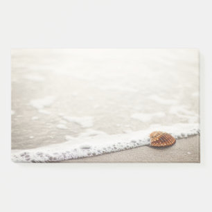 Beach Waves Seashell Post-it Klebezettel