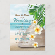 Beach Wedding für Mr. & Mrs Save the Date