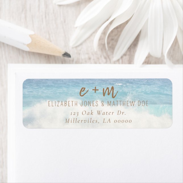 Beach Wedding Invitation Seaside/Oceanside Wedding (Insitu)