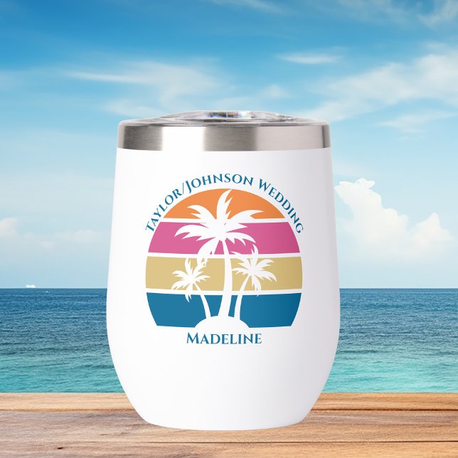 Beach Wedding Niedliches Custom Brautparty Tropica (Von Creator hochgeladen)