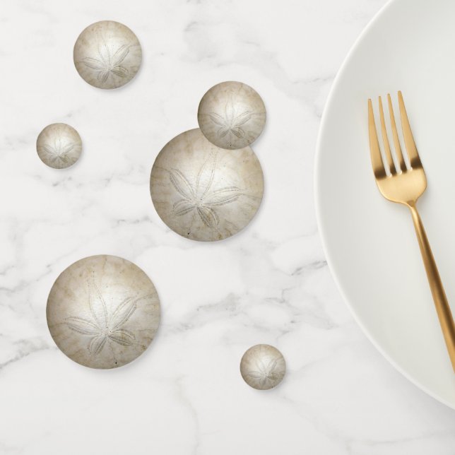 Beach Wedding oder Event Sand Dollar Table Confett Konfetti (Gruppe)