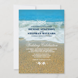 Beach Wedding Rope Knot Einladungen