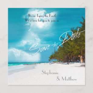 Beach Wedding Save the Date