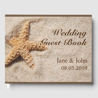 Beach Wedding Starfish Gästebuch