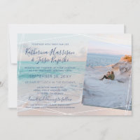 Beach Wedel Pastel Sunset Foto