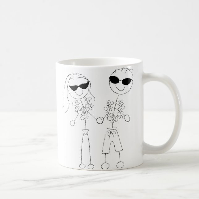 Beach Wedple Tasse (Rechts)