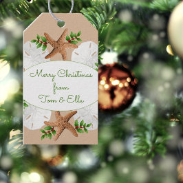 Beach Wreath Sand Dollar Weihnachtsfeier Krawatte  Geschenkanhänger