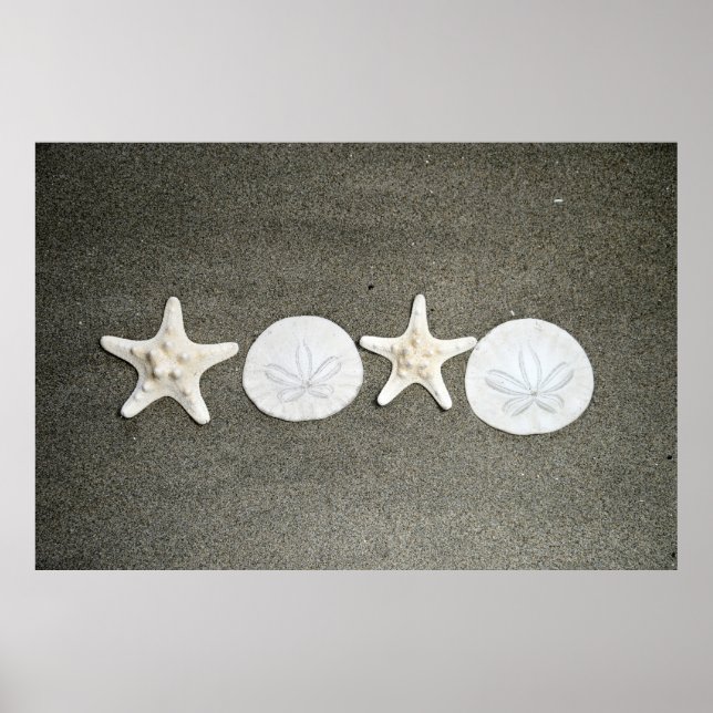 Beach X's and O's Foto Poster (Vorne)