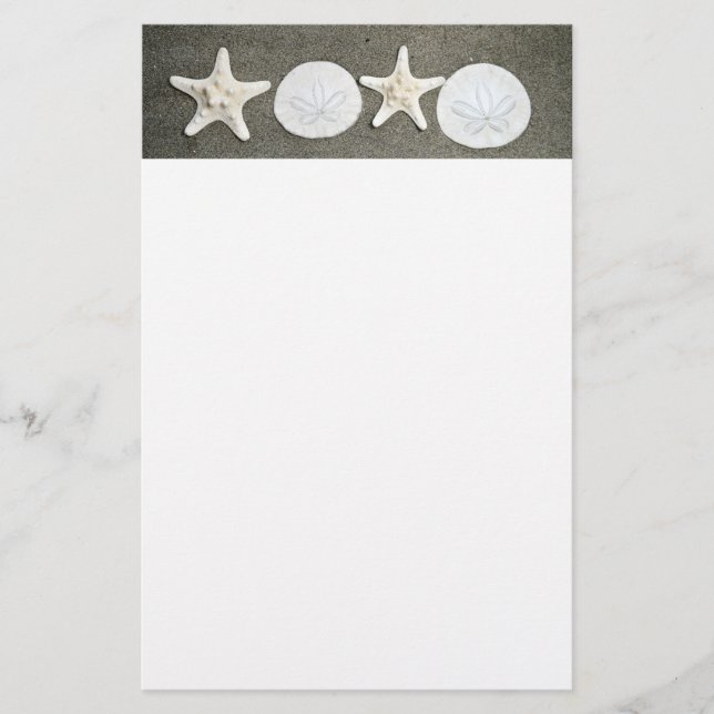 Beach X's and O's Stationery Briefpapier (Vorderseite)