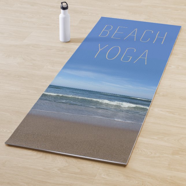 Beach Yoga Mat (Text anpassbar) Yogamatte (Beispiel)