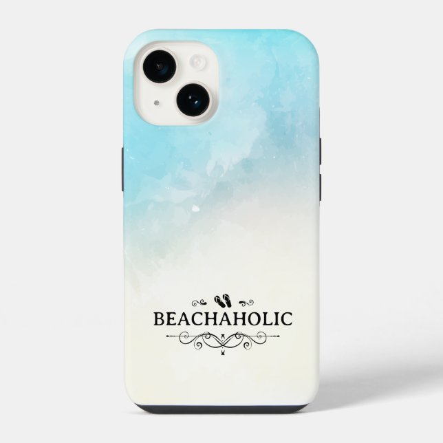 Beachaholic Strand iPhone Hülle (Rückseite)