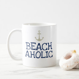 Beachaholische Nautical Coffee Tasse