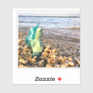 Beachcomber Baby Sea Pony at the Beach Aufkleber
