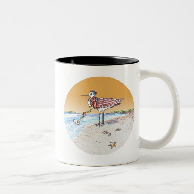 Beachcomber-Tasse Zweifarbige Tasse (Rechts)