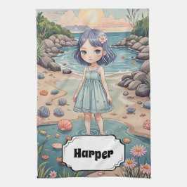 Beachcomber's Bliss Personalisiert Geschirrtuch