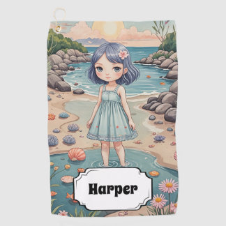 Beachcomber's Bliss Personalisiert Golfhandtuch