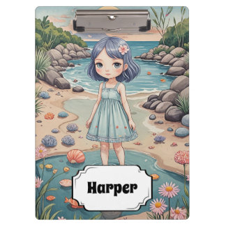 Beachcomber's Bliss Personalisiert Klemmbrett