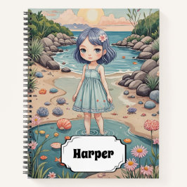 Beachcomber's Bliss Personalisiert Notizbuch