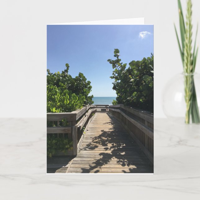 Beachday Grußkarte Karte (Vorderseite)