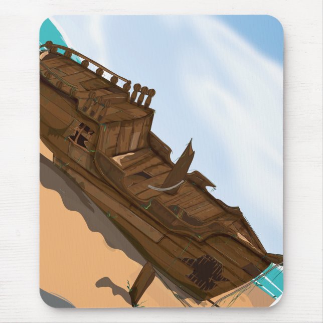 Beached Shipwreck Mousepad (Vorne)