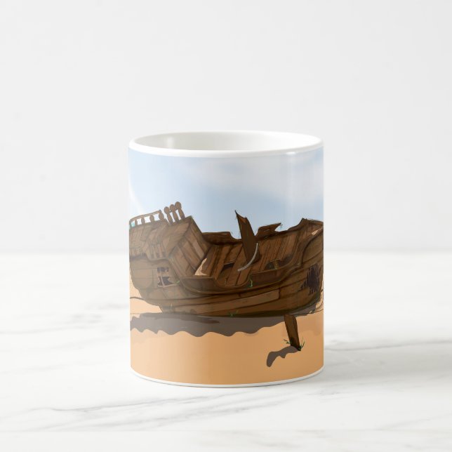 Beached Shipwreck Tasse (Mittel)