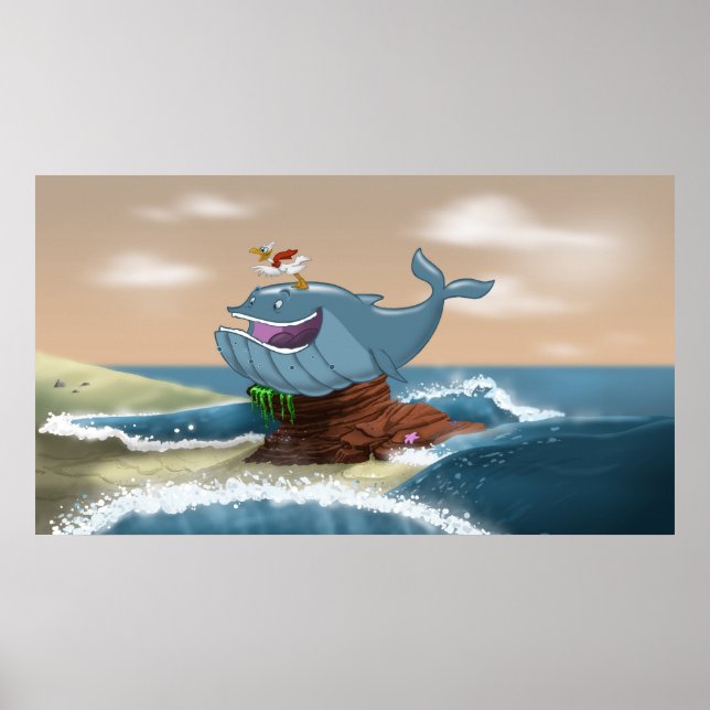 Beached Whale Print Poster (Vorne)
