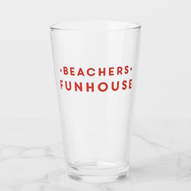 Beacher's Funhouse Glassware Glas (Vorderseite)