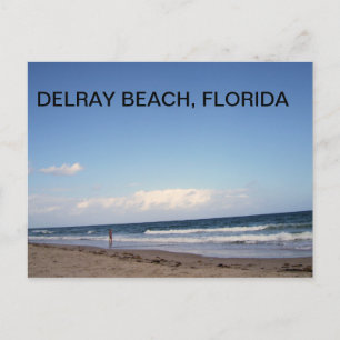 BEACHES OF DELRAY BEACH POSTKARTE