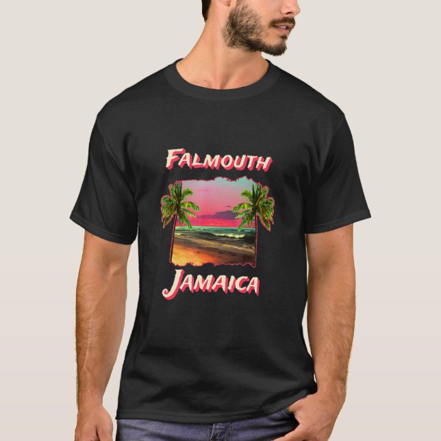 Beaches Of Falmouth Jamaica T-Shirt (Vorderseite)