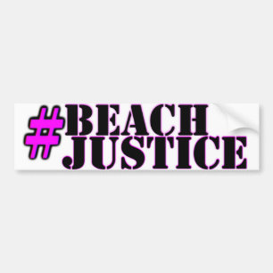 #Beachjustice Stolzaufkleber Autoaufkleber