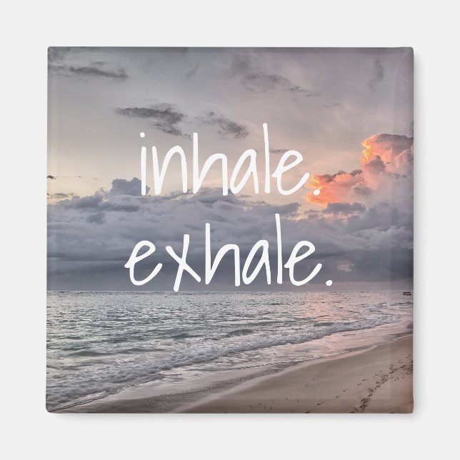 Beachmeditation Magnet (Vorne)