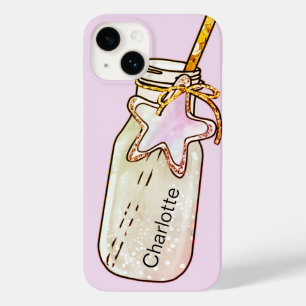 Beachpool trinken rot rosa Glas Flasche Name Spaß Case-Mate iPhone 14 Hülle