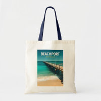 Beachport Australia Reisen Art Vintag