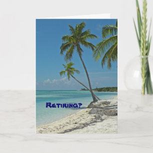 Beachruhestandskarte Karte