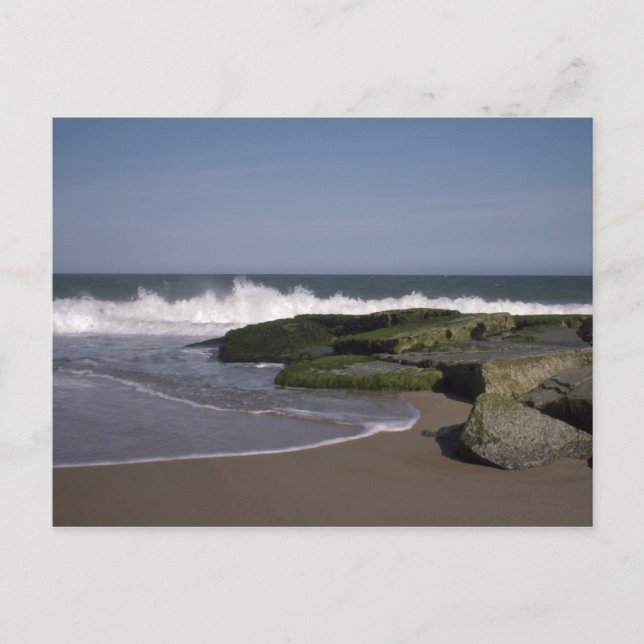Beachszene 2 Postkarte (Vorderseite)