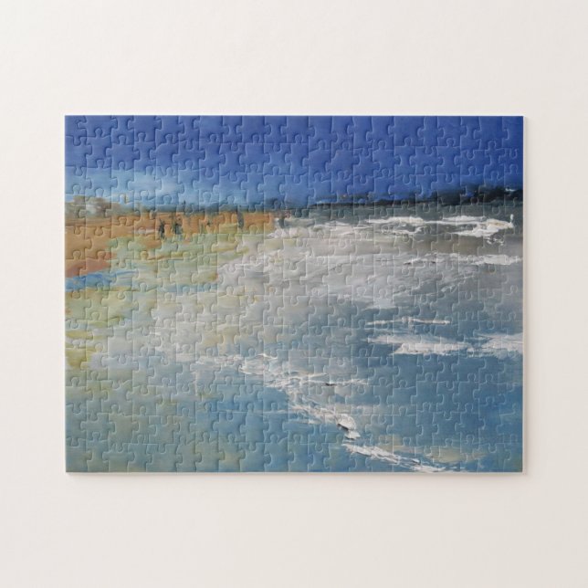Beachszene beeindruckende Malerei Jigsaw Puzzle (Horizontal)
