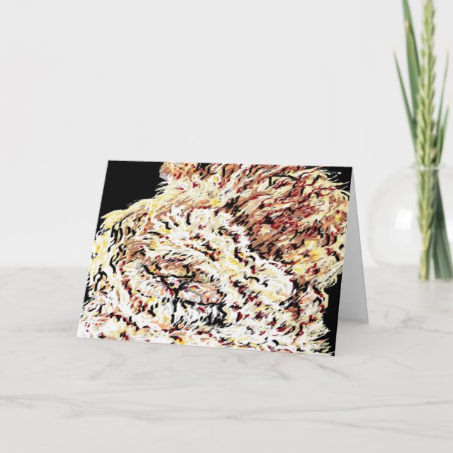 Beachten Sie, dass sich die Karte im Inneren des L (Vorderseite)