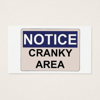 Beachten Sie den Cranky Area Spaß