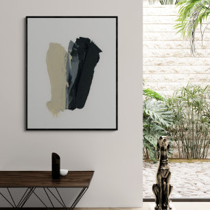 Beachtende 2 Minimalistische Abstrakte Wall Street Poster