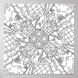 Beachtlicher Sommer: Kreative und spielerische Far Poster