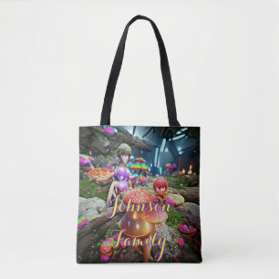 Beachtote Tag Family Mushrooms und Fairies
