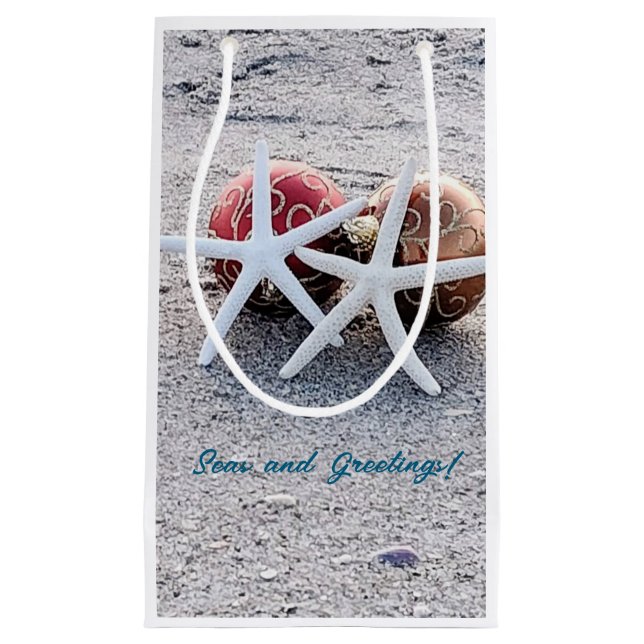 Beachurlaub Maßgeschneiderte Geschenktasche - Klei Kleine Geschenktüte (Vorderseite)