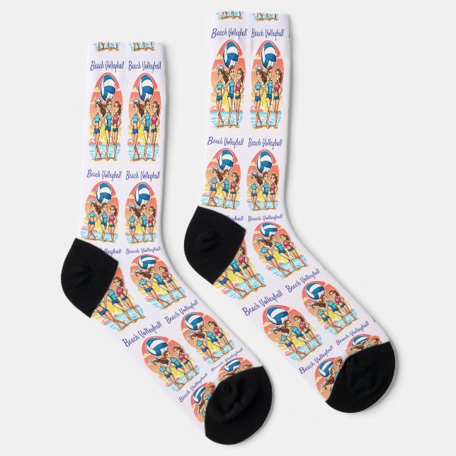 Beachvolleyball Mädchen Thunder_Cove Socken (Rechts)