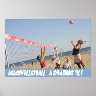 BeachVolleyball Smashin Tilt Poster